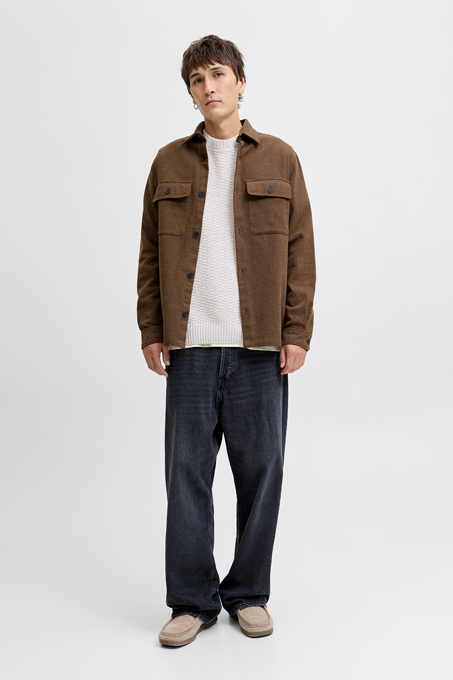 Krekls JACK & JONES 12286840-Malt-Ball