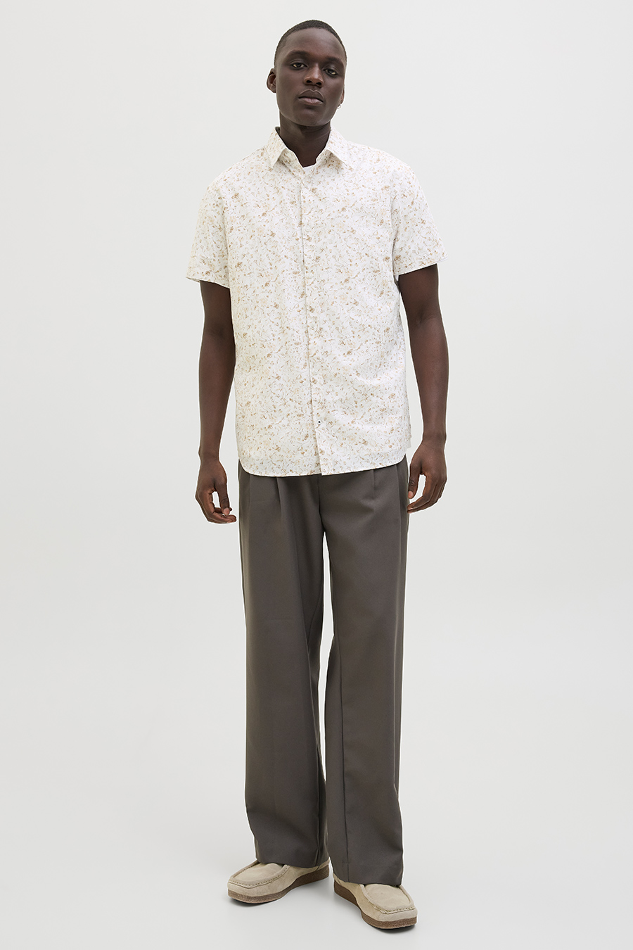 Lina krekls JACK & JONES 12274951-Cloud-Dancer