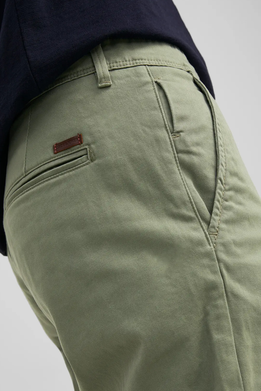 Auduma šorti JACK & JONES 12165604-Dusty-Olive