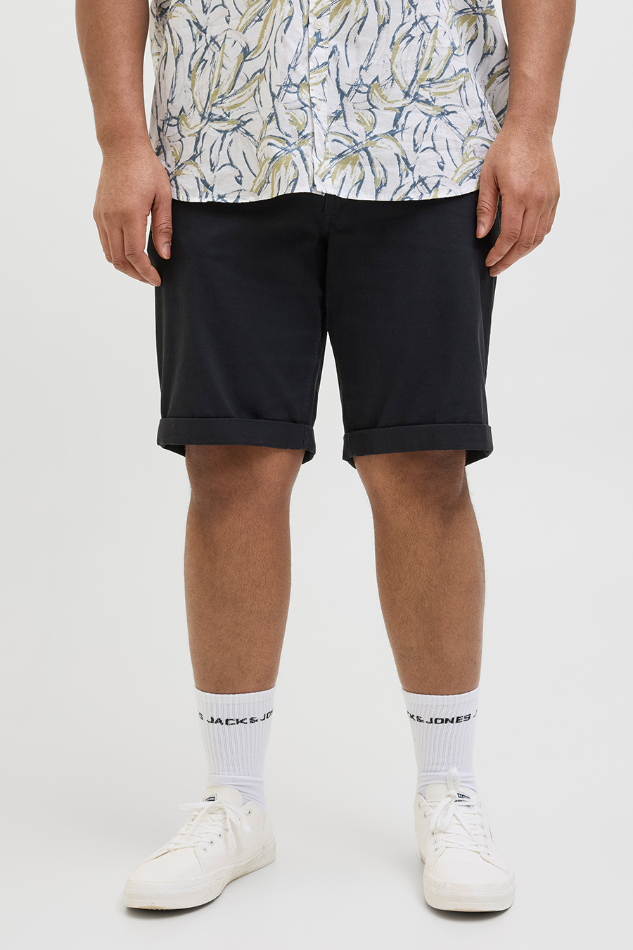 Auduma šorti JACK & JONES 12232570-Dark-Navy
