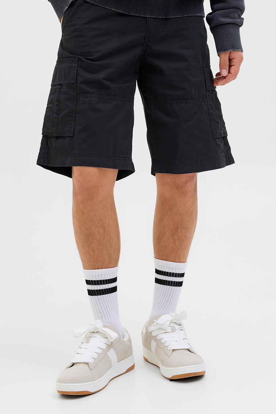 Auduma šorti JACK & JONES 12254276-Black