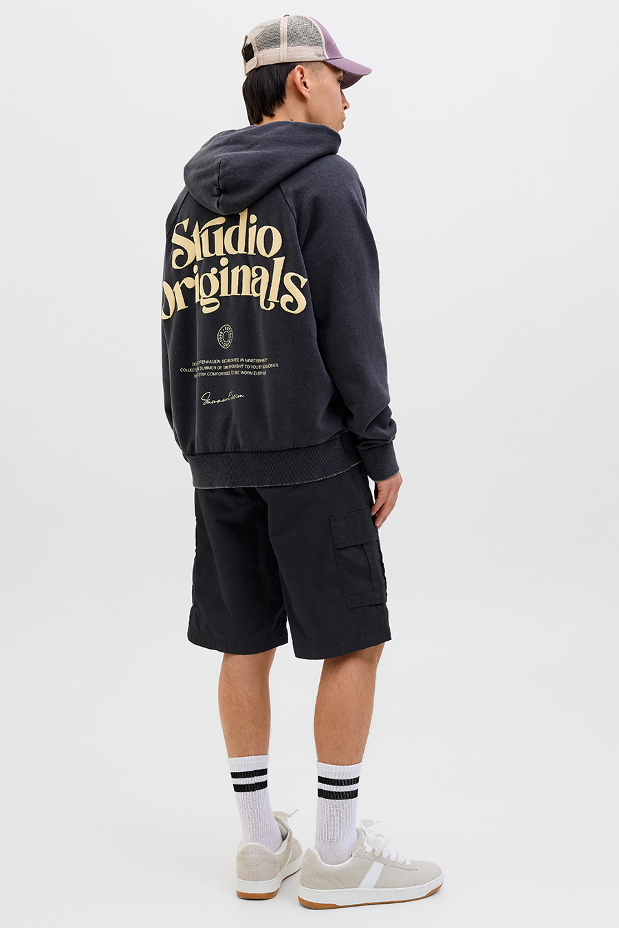 Auduma šorti JACK & JONES 12254276-Black