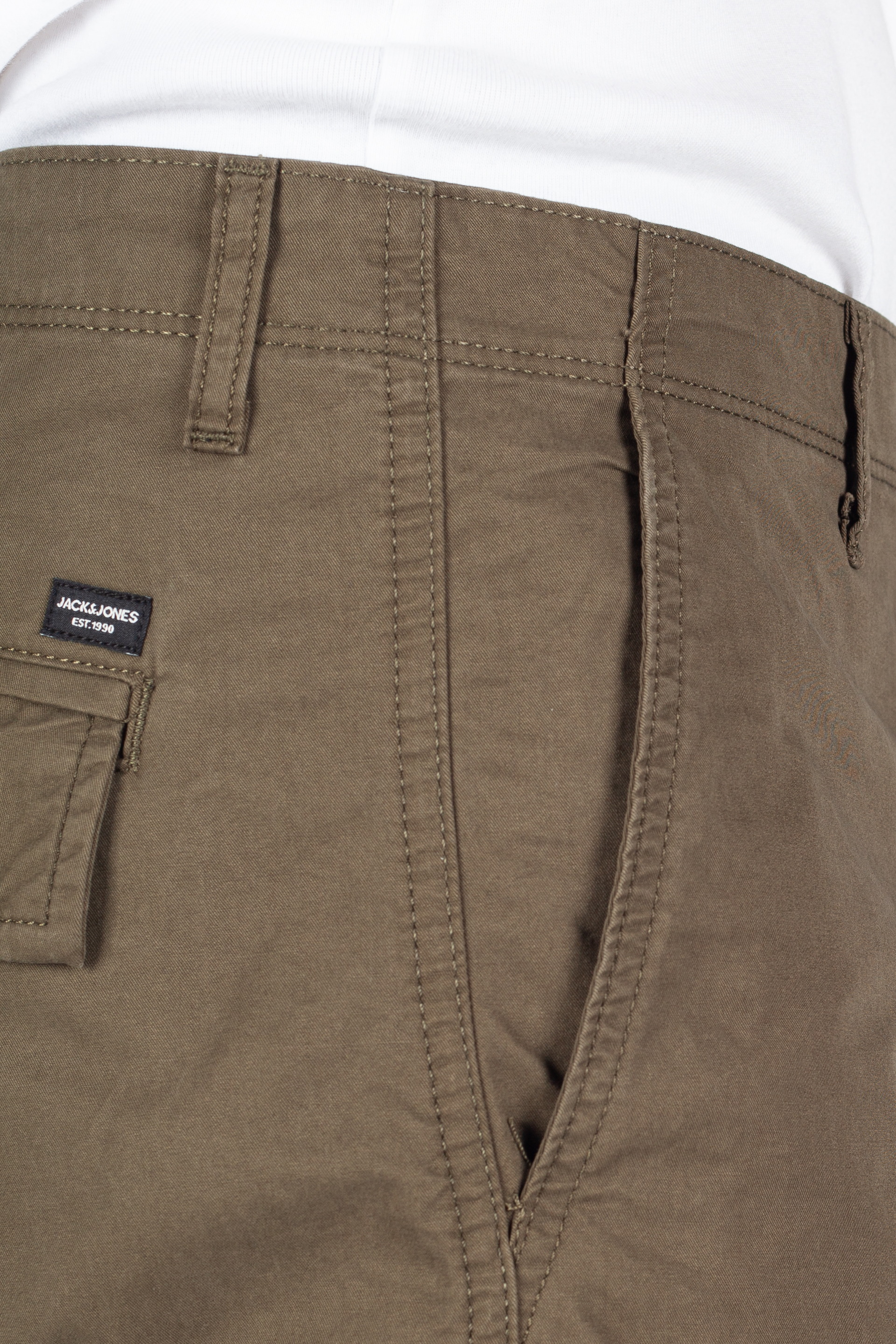 Auduma šorti JACK & JONES 12254276-Olive-Night