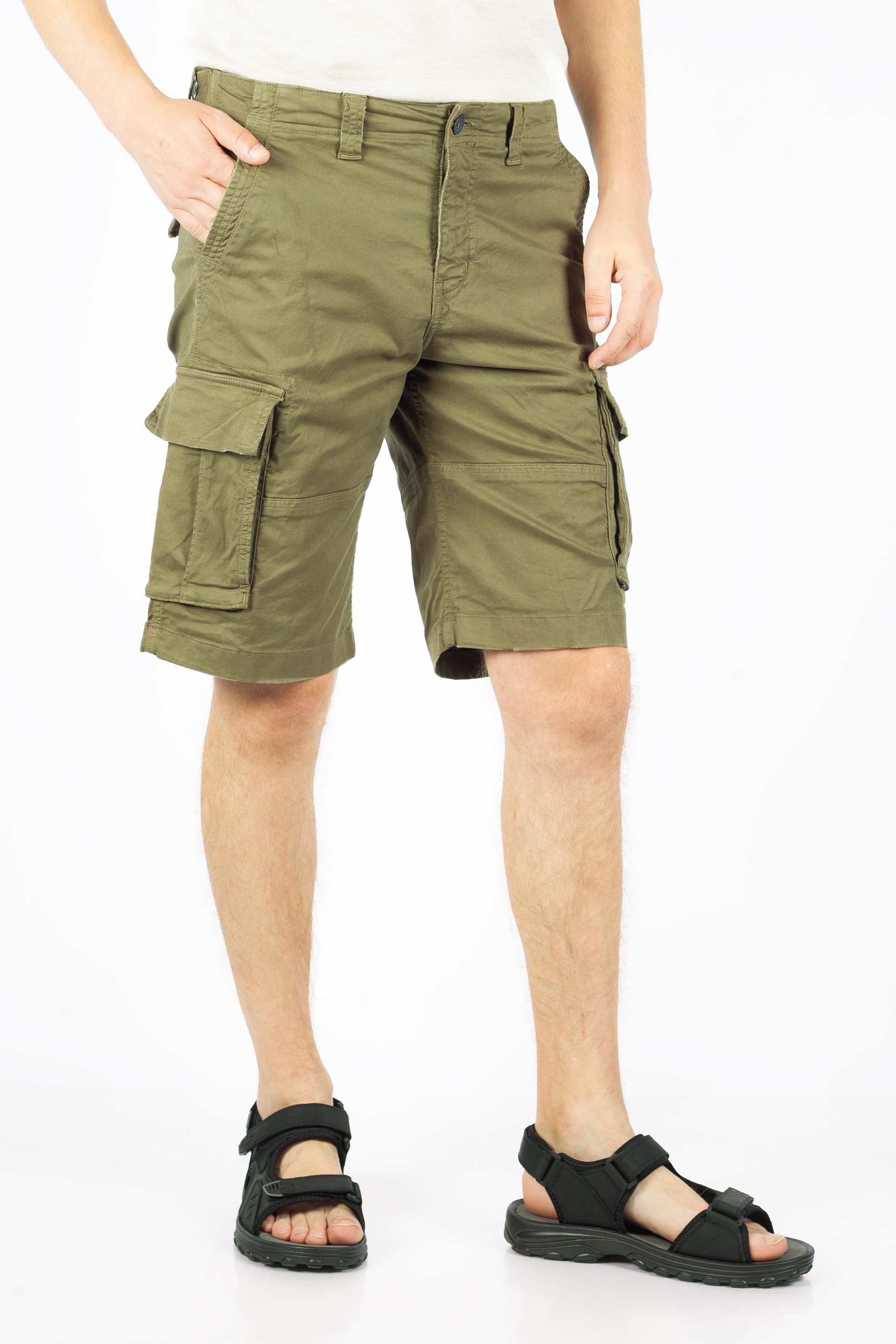 Auduma šorti JACK & JONES 12274211-Olive-Night