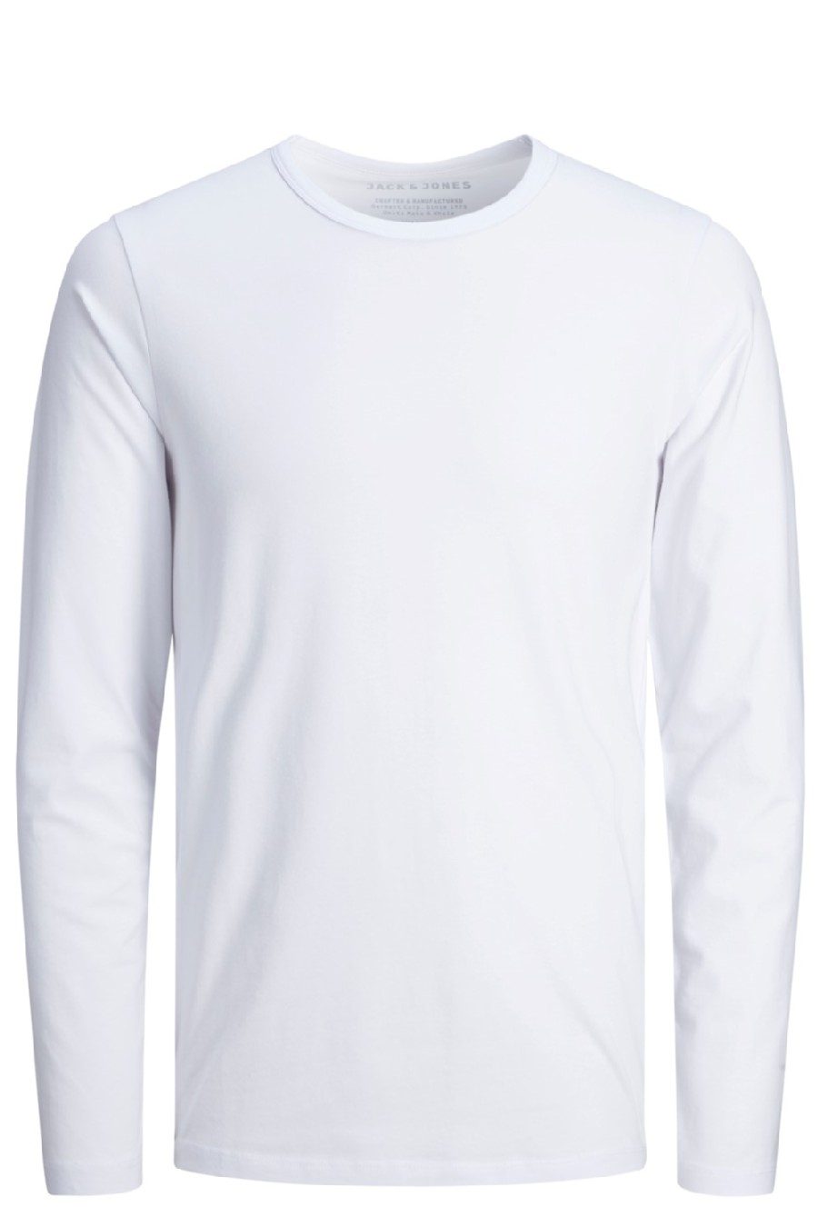 T-krekls ar garām rokām JACK & JONES 12059220-OPT-WHITE