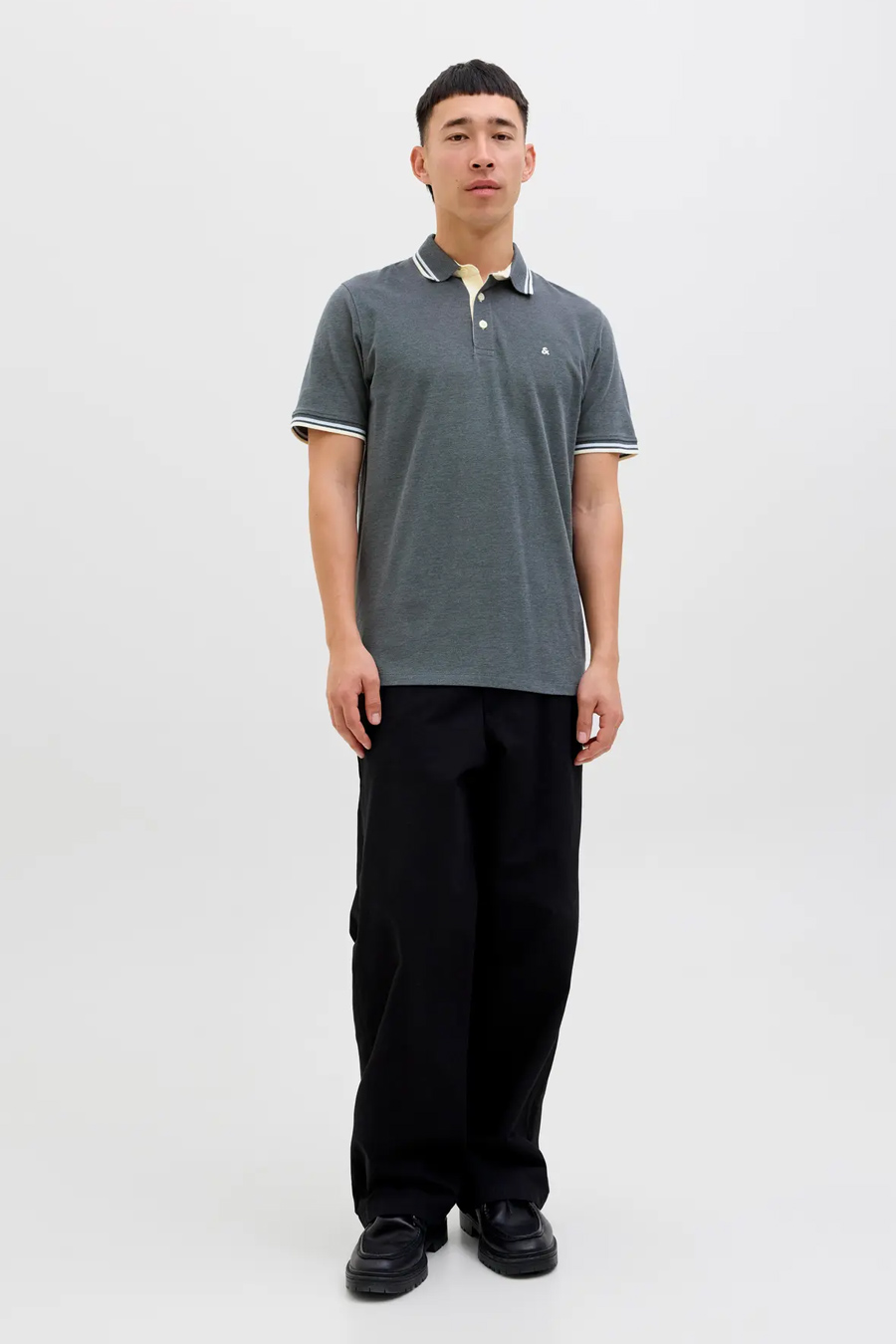 Polo krekls JACK & JONES 12136668-Stormy-Weathe