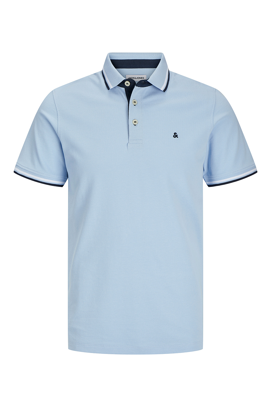 Polo krekls JACK & JONES 12143859-Chambray-Blue