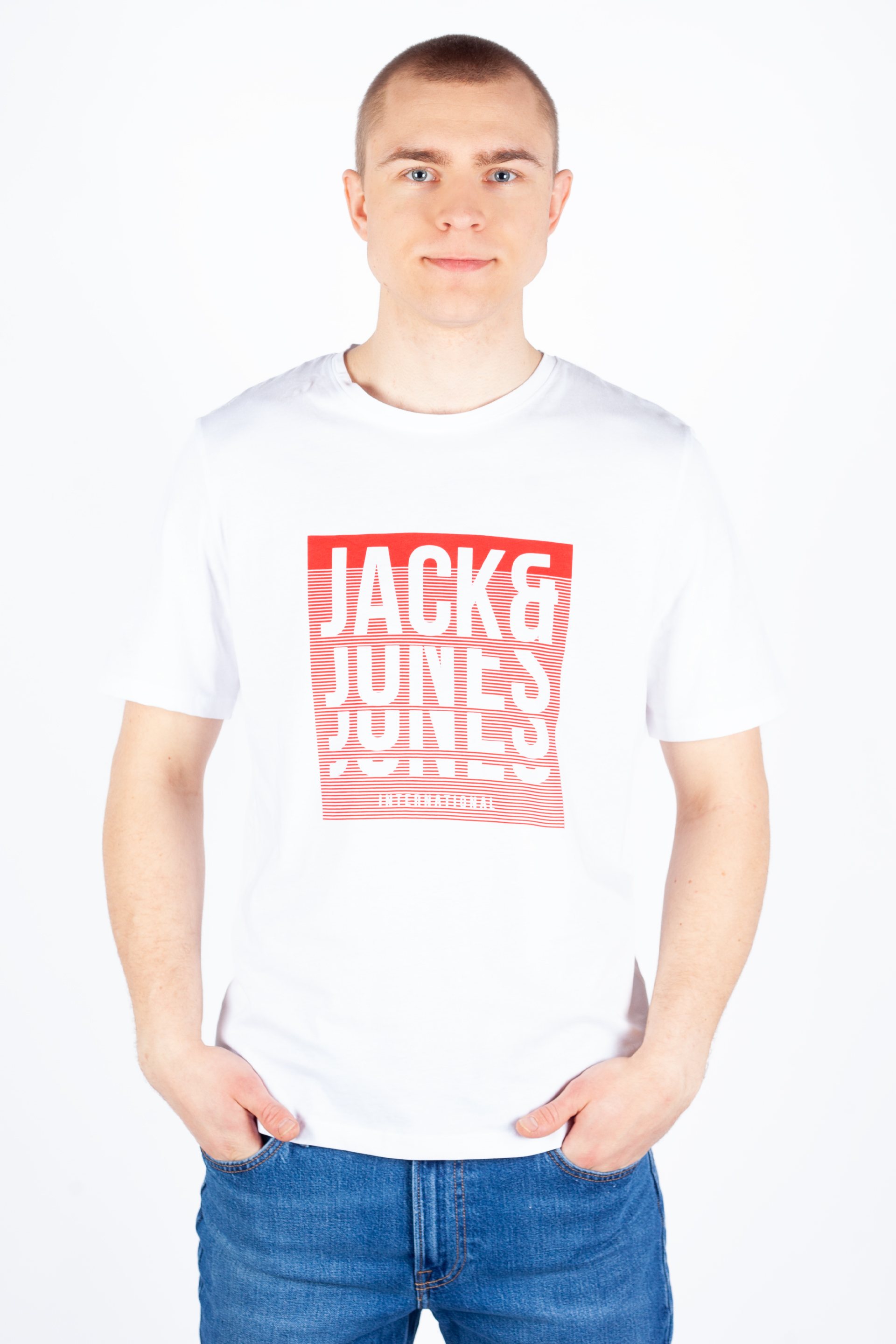 T-krekls JACK & JONES 12248614-White