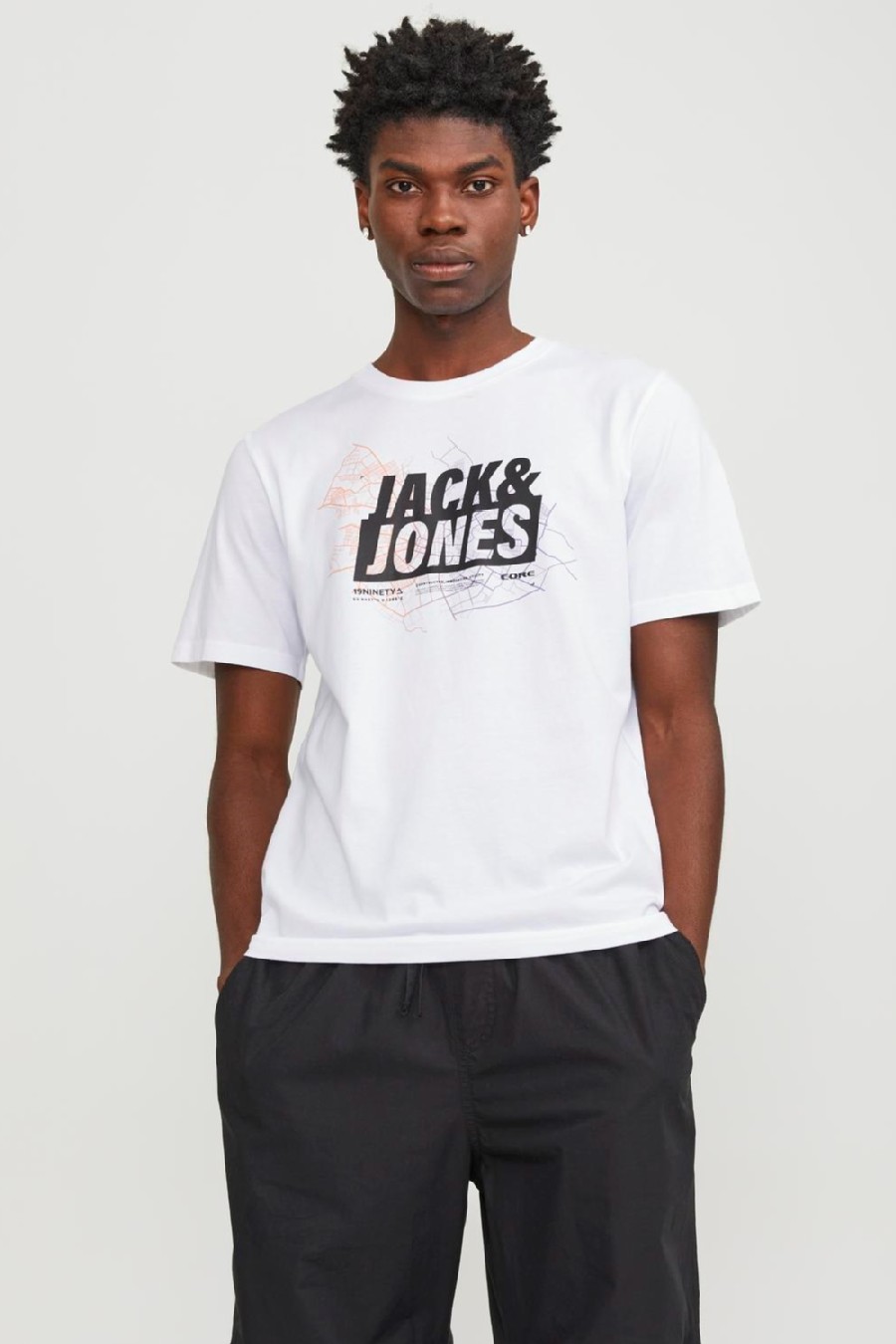 T-krekls JACK & JONES 12252376-White