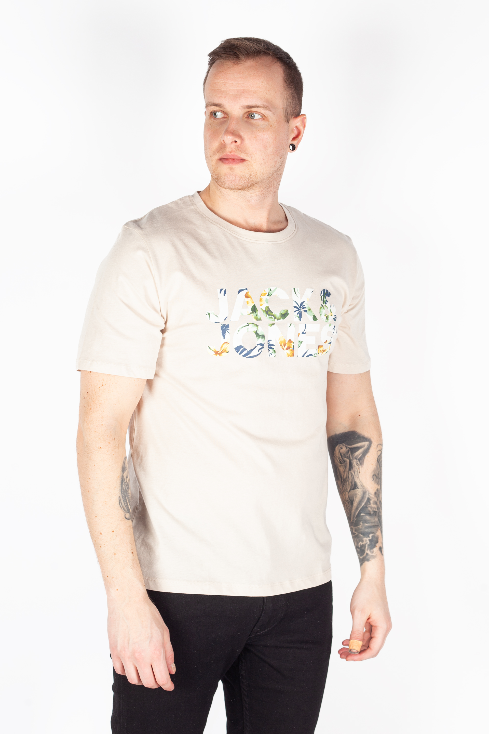 T-krekls JACK & JONES 12277928-Moonbeam