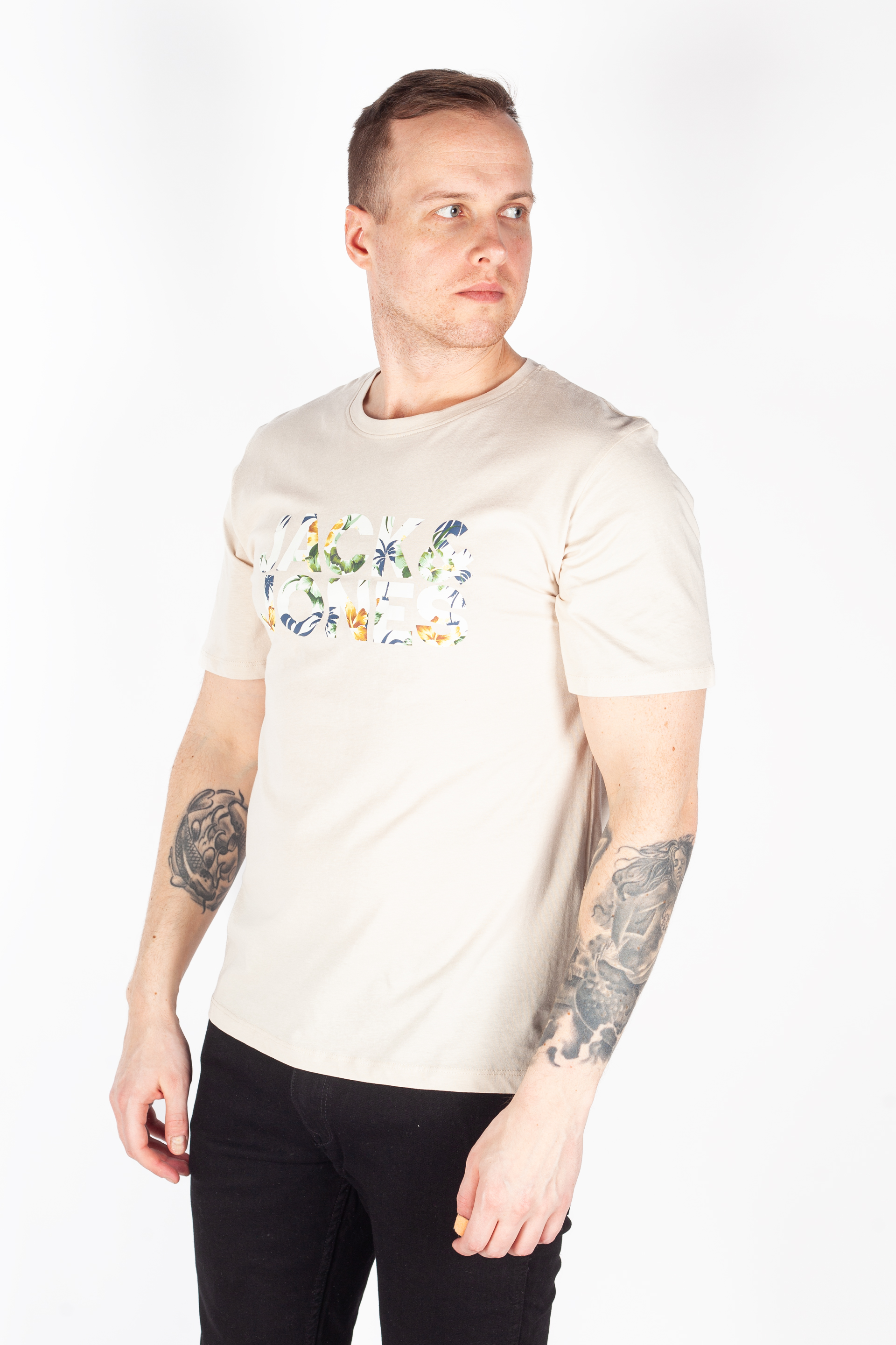 T-krekls JACK & JONES 12277928-Moonbeam