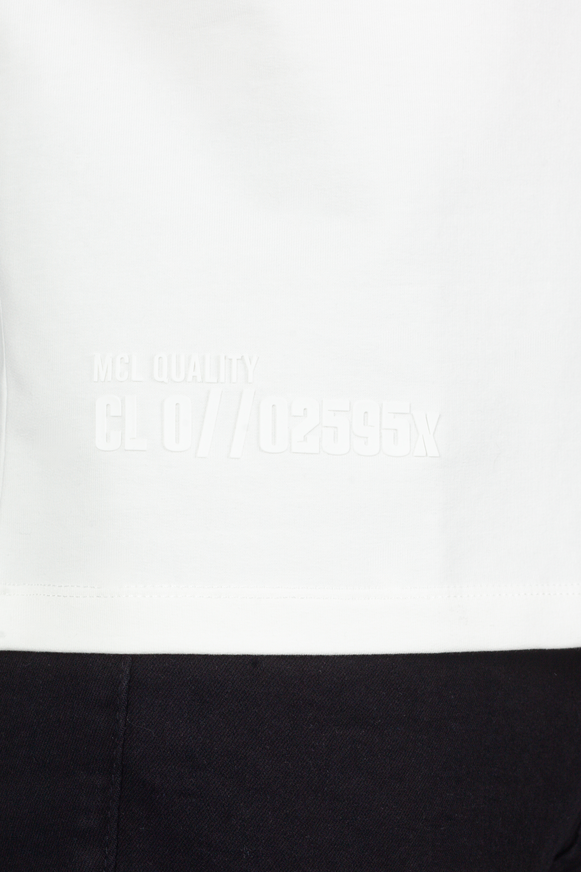 T-krekls MCL 36438-K-BEYAZ