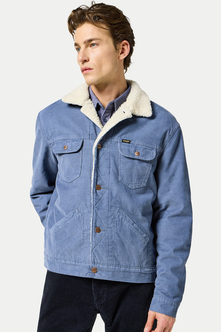 Džinsu jaka ar oderi WRANGLER 112357214