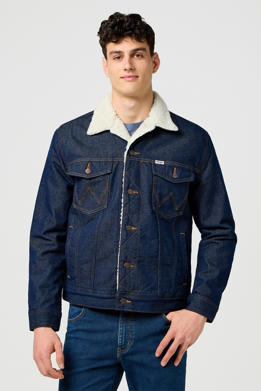 Džinsu jaka ar oderi WRANGLER 112371364