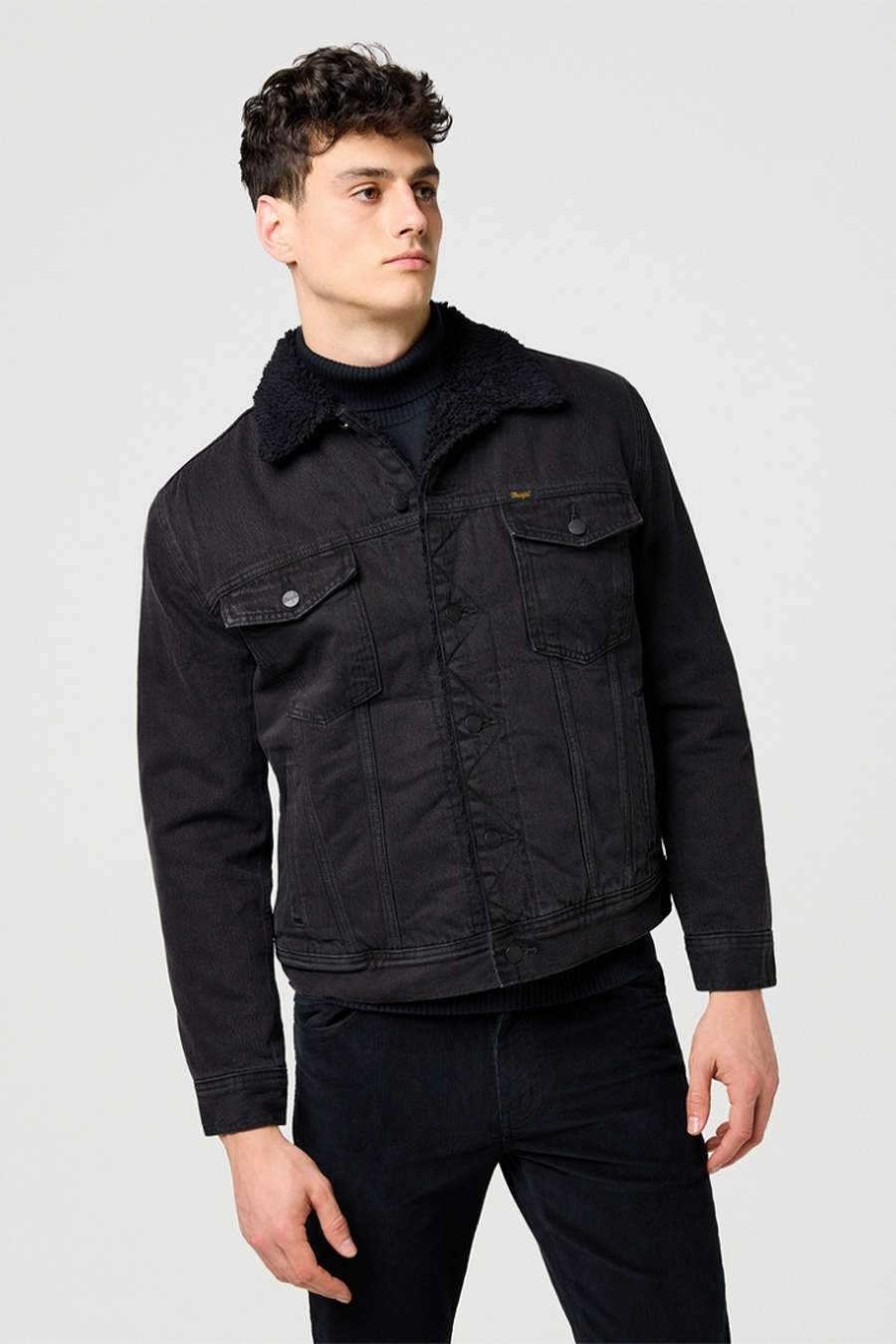 Džinsu jaka ar oderi WRANGLER 112371441