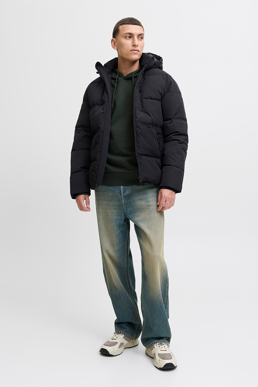 Ziemas jaka JACK & JONES 12278792-Black