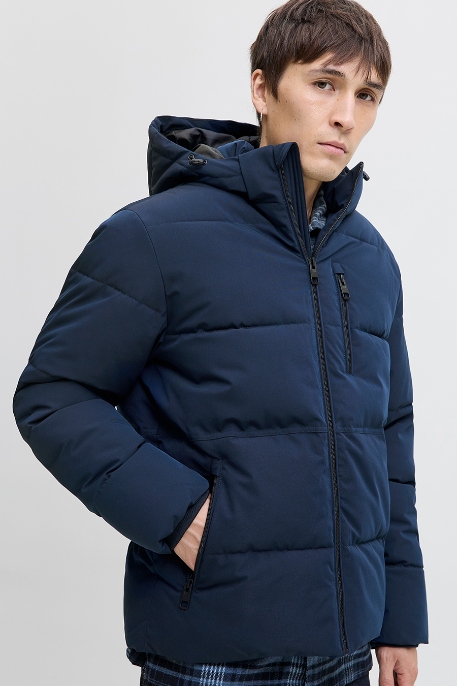 Ziemas jaka JACK & JONES 12278792-Sky-Captain