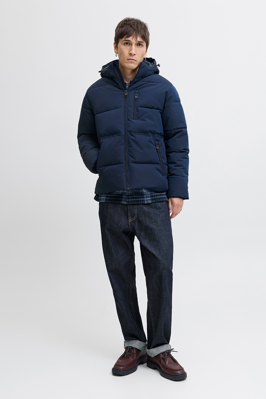 Ziemas jaka JACK & JONES 12278792-Sky-Captain