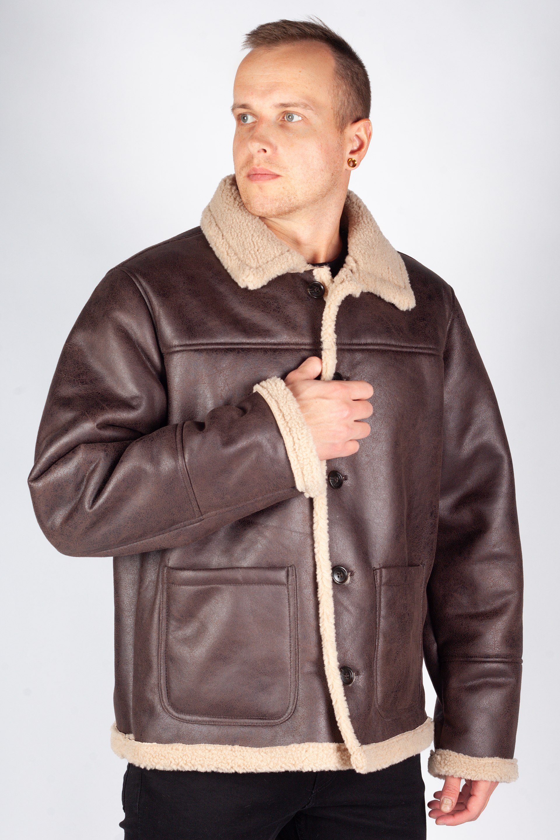 Ziemas jaka JACK & JONES 12282946-Argan-Oil