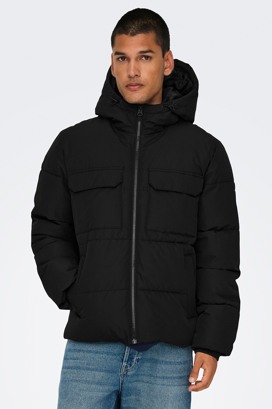 Ziemas jaka ONLY & SONS 22029661-Black