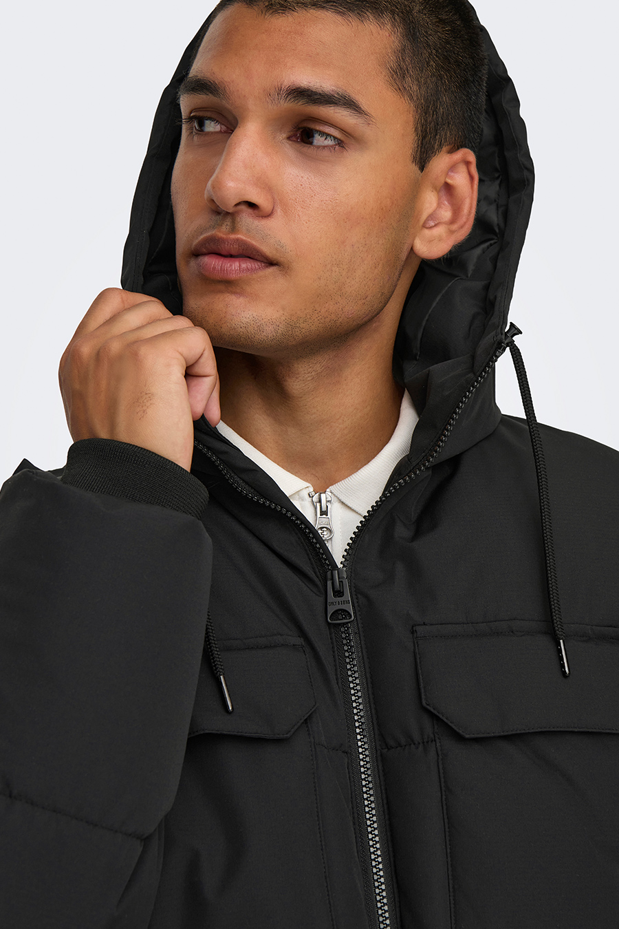 Ziemas jaka ONLY & SONS 22029661-Black