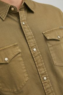 Džinsa krekls JACK & JONES 12138115-Forest-Night