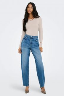 T-krekls ar garām rokām JACQUELINE DE YONG 15272092-Chateau-Gray