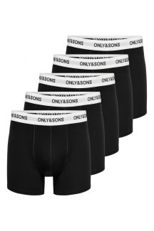 Bokseršorti ONLY & SONS 22030385-Black-WWBL