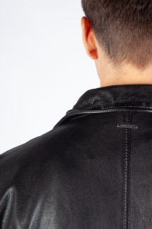 Ādas jaka DEERCRAFT 3701-0154-black