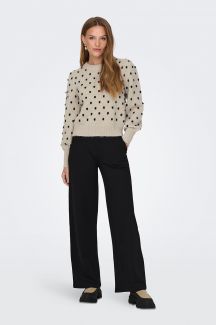 Džemperis JACQUELINE DE YONG 15304813-Cement-BLACK