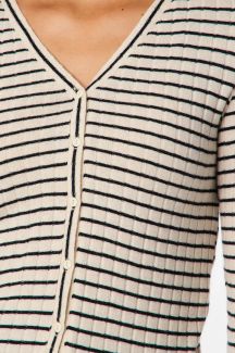 Auduma jaka PIECES 17154805-Birch-BLACK