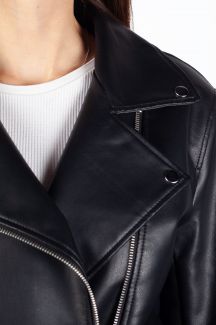 Ādas jaka JACQUELINE DE YONG 15322525-Black