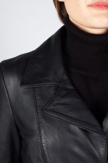 Ādas jaka MAURITIUS 1101-0680-black