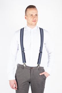 Bikšturis X JEANS DYK40-061-MIX-NAVY-WHITE