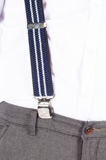 Bikšturis X JEANS DYK40-061-MIX-NAVY-WHITE