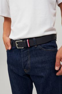 Ādas josta JACK & JONES 12219179-Black