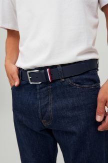 Ādas josta JACK & JONES 12219179-Navy-Blazer