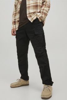 Kargo bikses JACK & JONES 12216664-Black-SOLID
