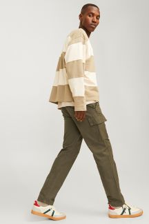 Kargo bikses JACK & JONES 12258150-Olive-Night