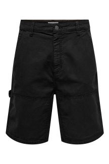 Auduma šorti ONLY & SONS 22030223-Black