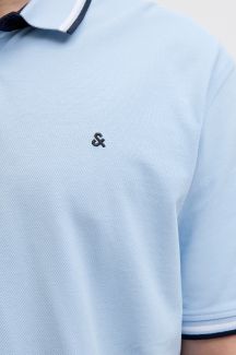 Polo krekls JACK & JONES 12143859-Chambray-Blue