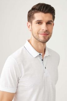 Polo krekls MCL 39206-BEYAZ