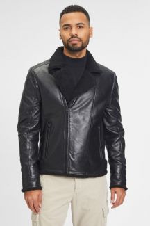 Ādas jaka ar oderi GIPSY 2201-0110-Black