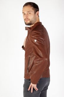 Ādas jaka GIPSY GMDuuk-LAGAV-cognac
