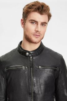 Ādas jaka GIPSY GMJenno-LASUV-BLACK