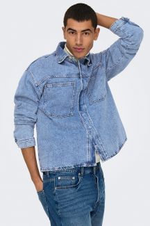 Džinsu jaka ONLY & SONS 22034613-Medium-Blue