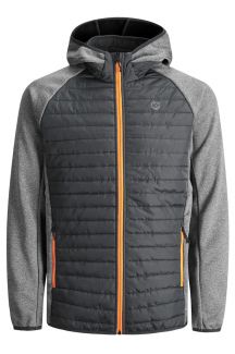 Vējjaka JACK & JONES 12182242-Grey-Mel-SET-IN