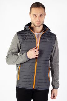 Vējjaka JACK & JONES 12182242-Grey-Mel-SET-IN