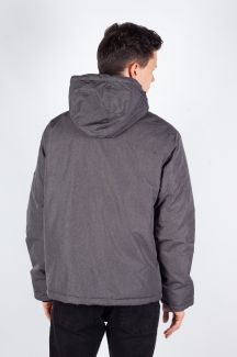 Ziemas jaka JACK & JONES 12272729-Black-MELANGE