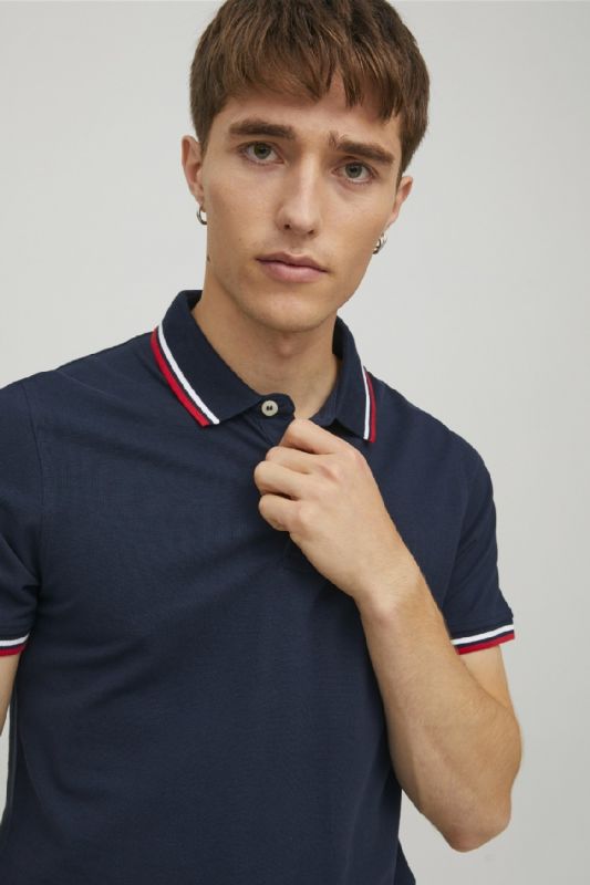 Polo krekls JACK & JONES 12136668-Navy